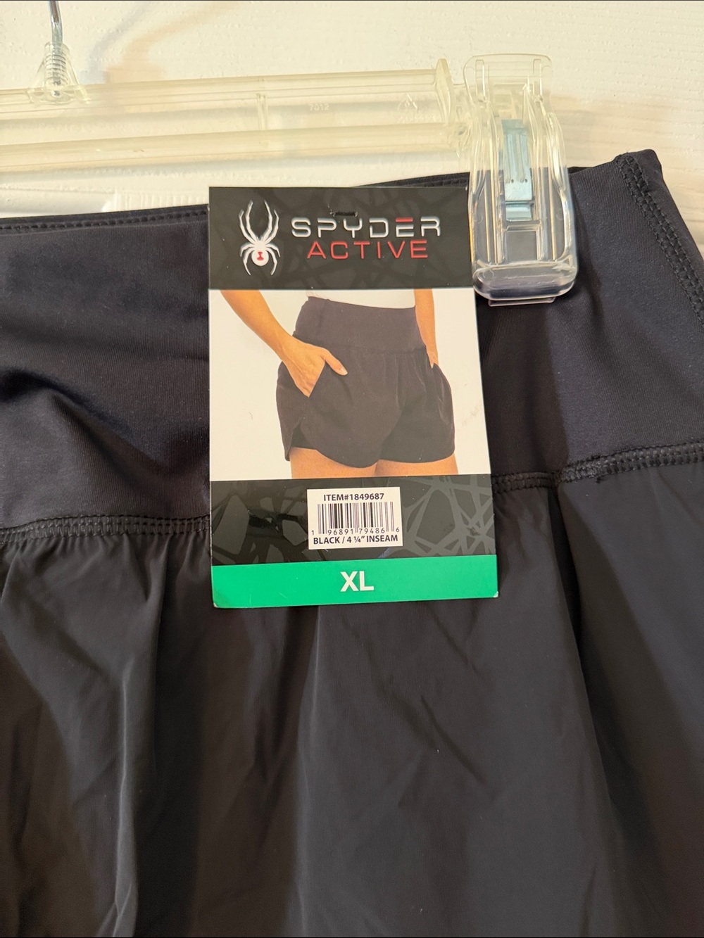 Spyder Black Women's Skort - Athletic Fit size XL brand new inseam 4” waist 36” - Picture 2 of 8